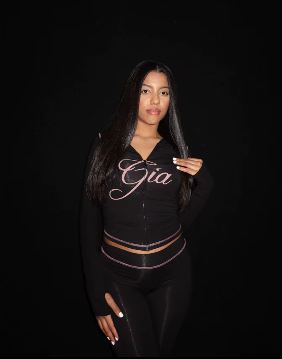Gia Dupe Perfect Two-Piece Long sleeve with Pants Also Have Shorts Sets