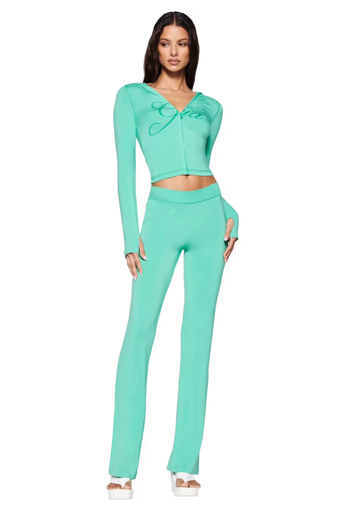 Gia Dupe Perfect Two-Piece Long sleeve with Pants Also Have Shorts Sets