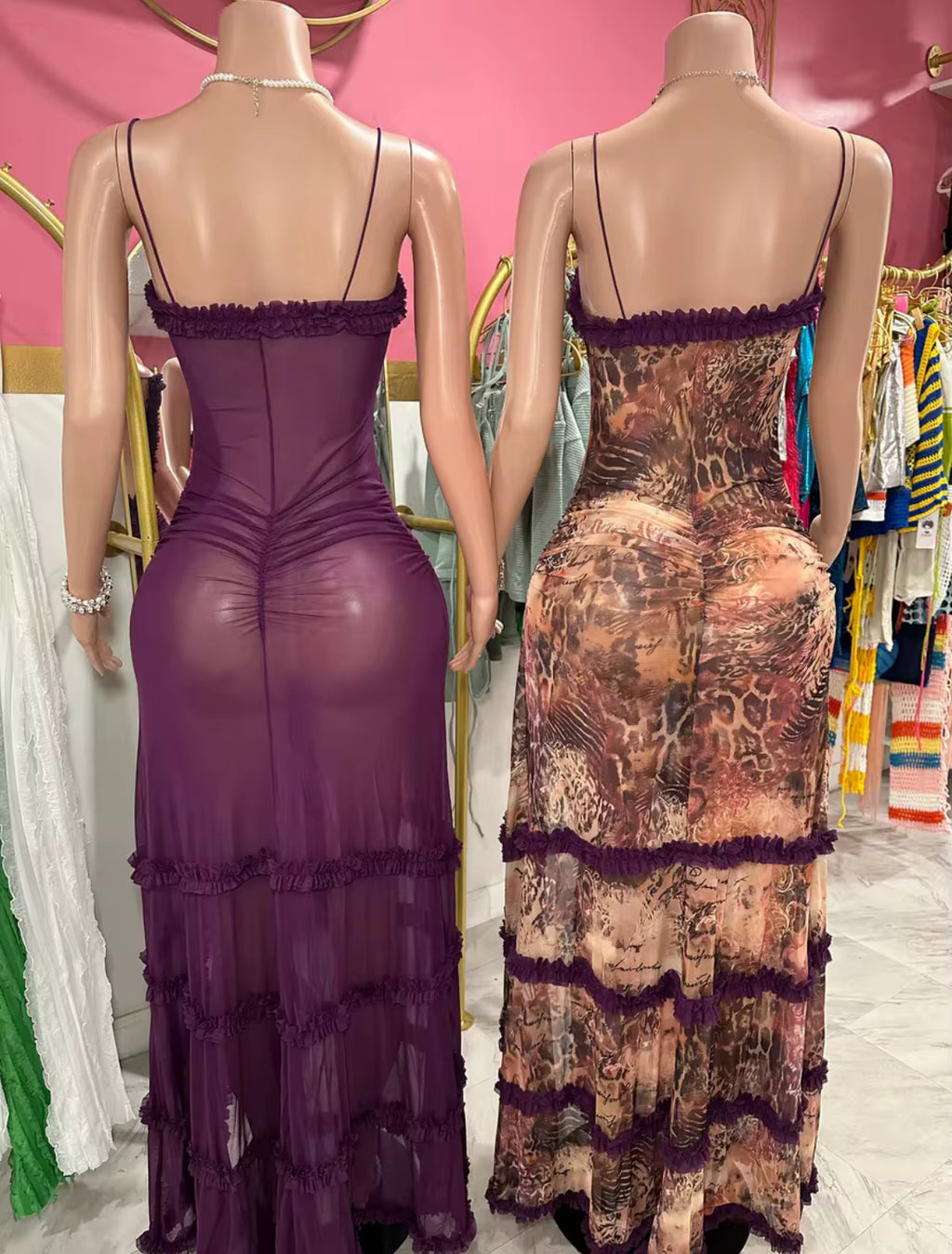 Take Me to the Beach Then ona Date Typa lil Ting Beautiful Exotic Dress Open Front Long Dress with Slit
