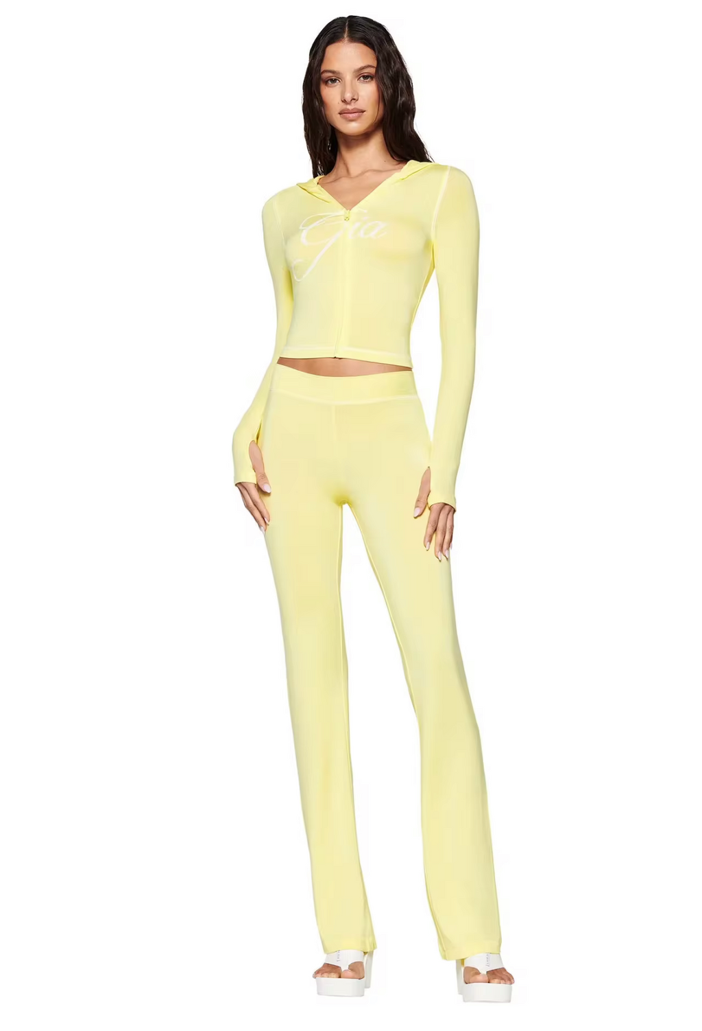 Gia Dupe Perfect Two-Piece Long sleeve with Pants Also Have Shorts Sets