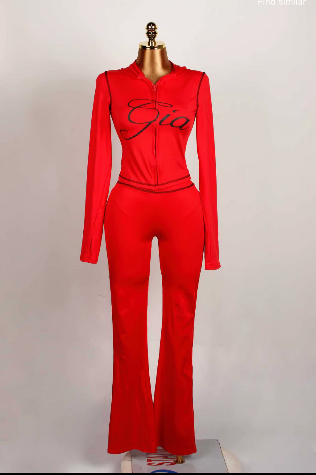 Gia Dupe Perfect Two-Piece Long sleeve with Pants Also Have Shorts Sets