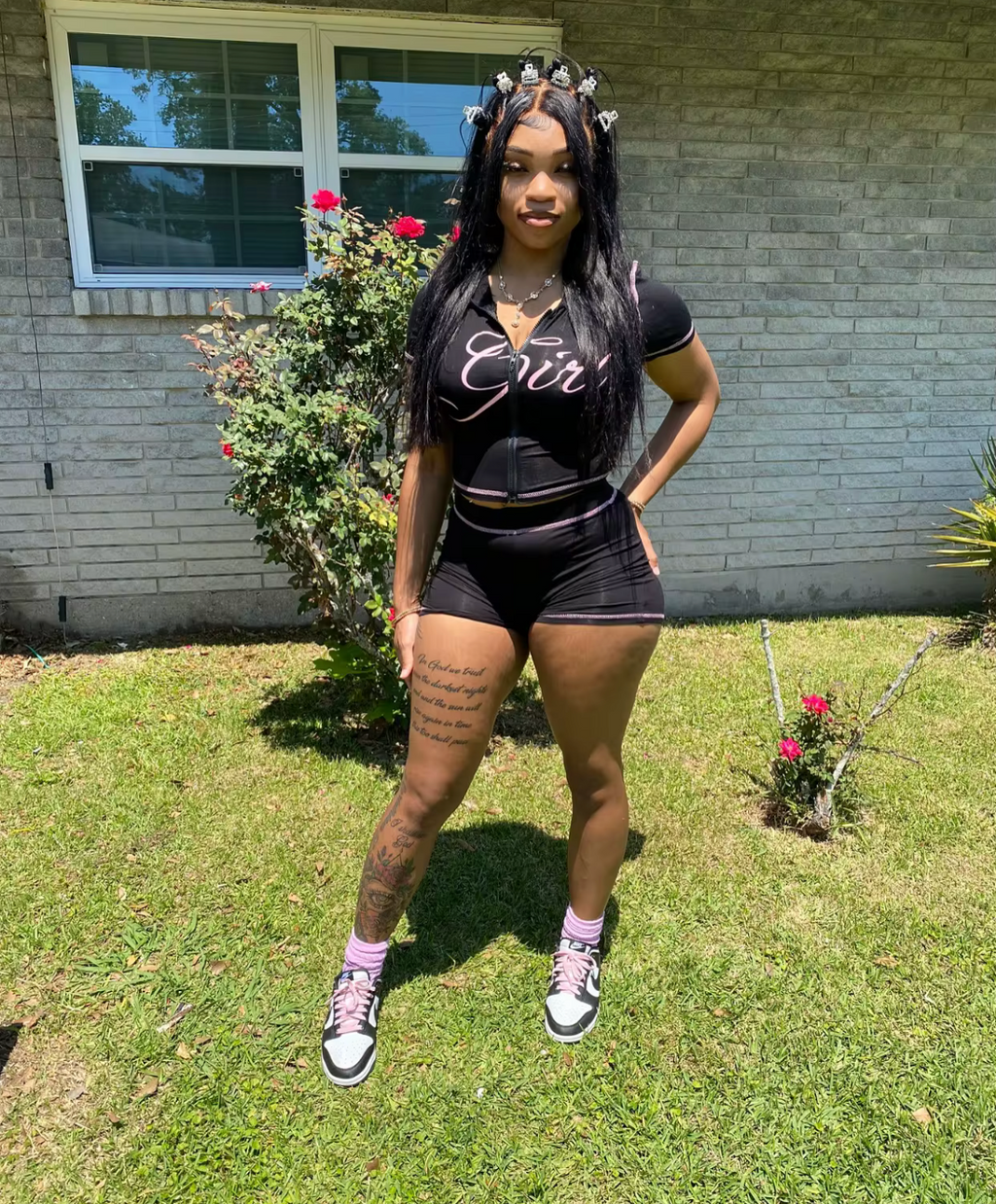 Gia Dupe Perfect Two-Piece Long sleeve with Pants Also Have Shorts Sets
