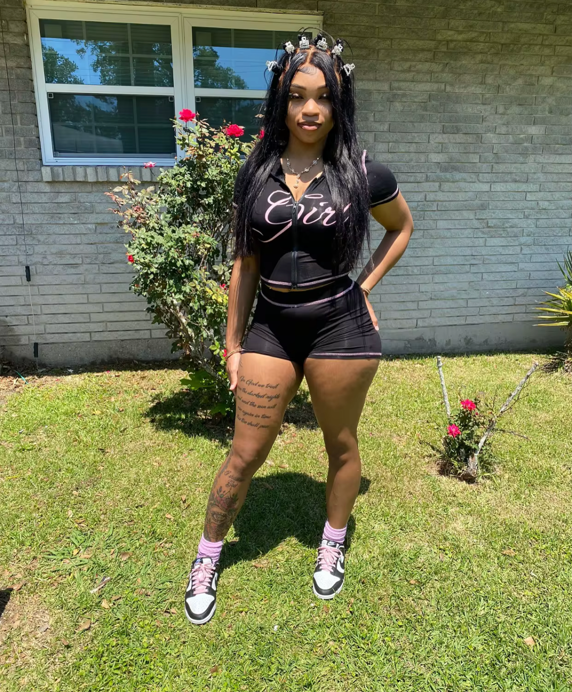 Gia Dupe Perfect Two-Piece Long sleeve with Pants Also Have Shorts Sets