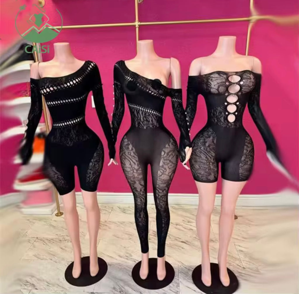 Lacey Sexy Lingerie One Stretchy Size